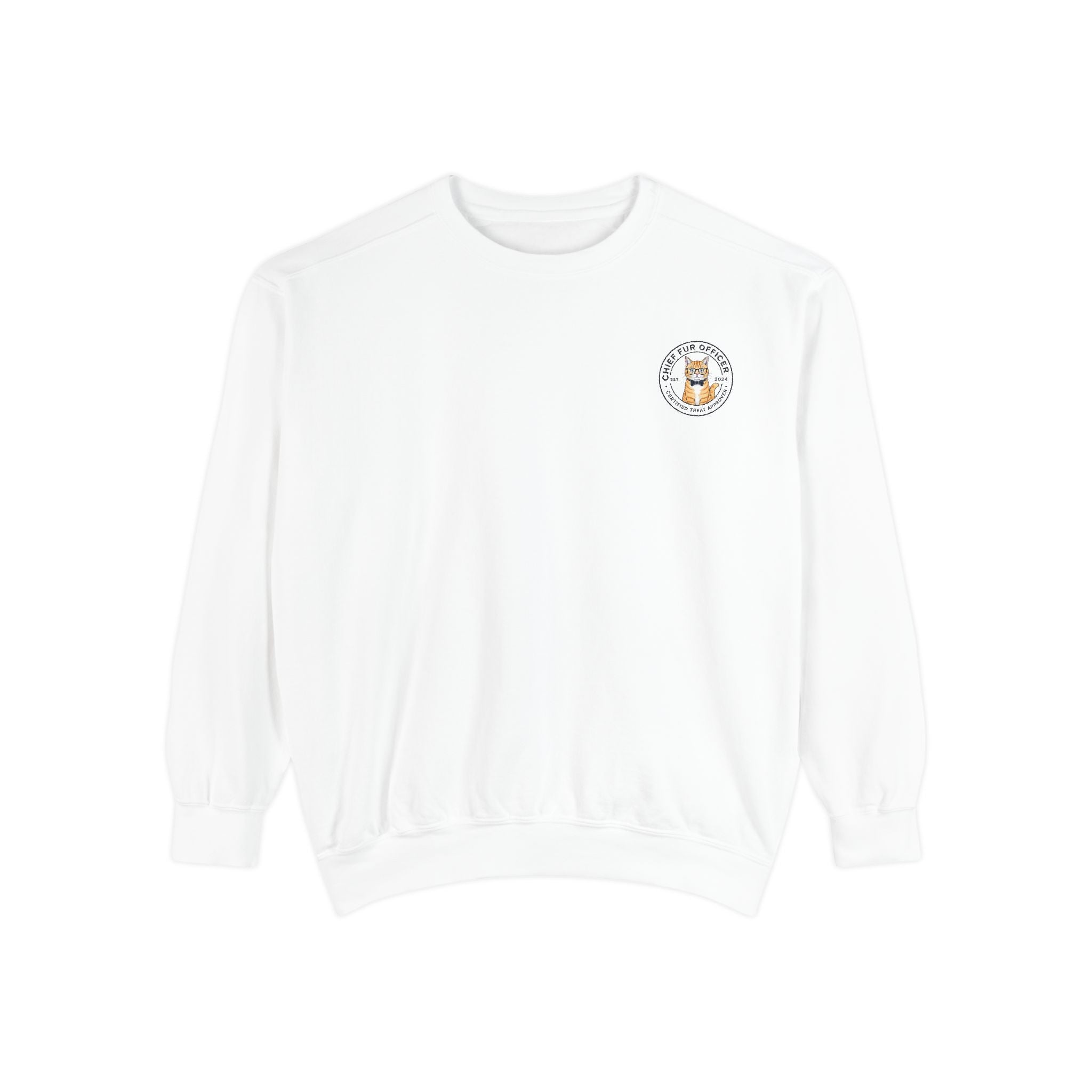 Stay Pawsitive Cat Crewneck Sweatshirt — Cute Cat Graphic ‘Stay Pawsitive’ Pullover