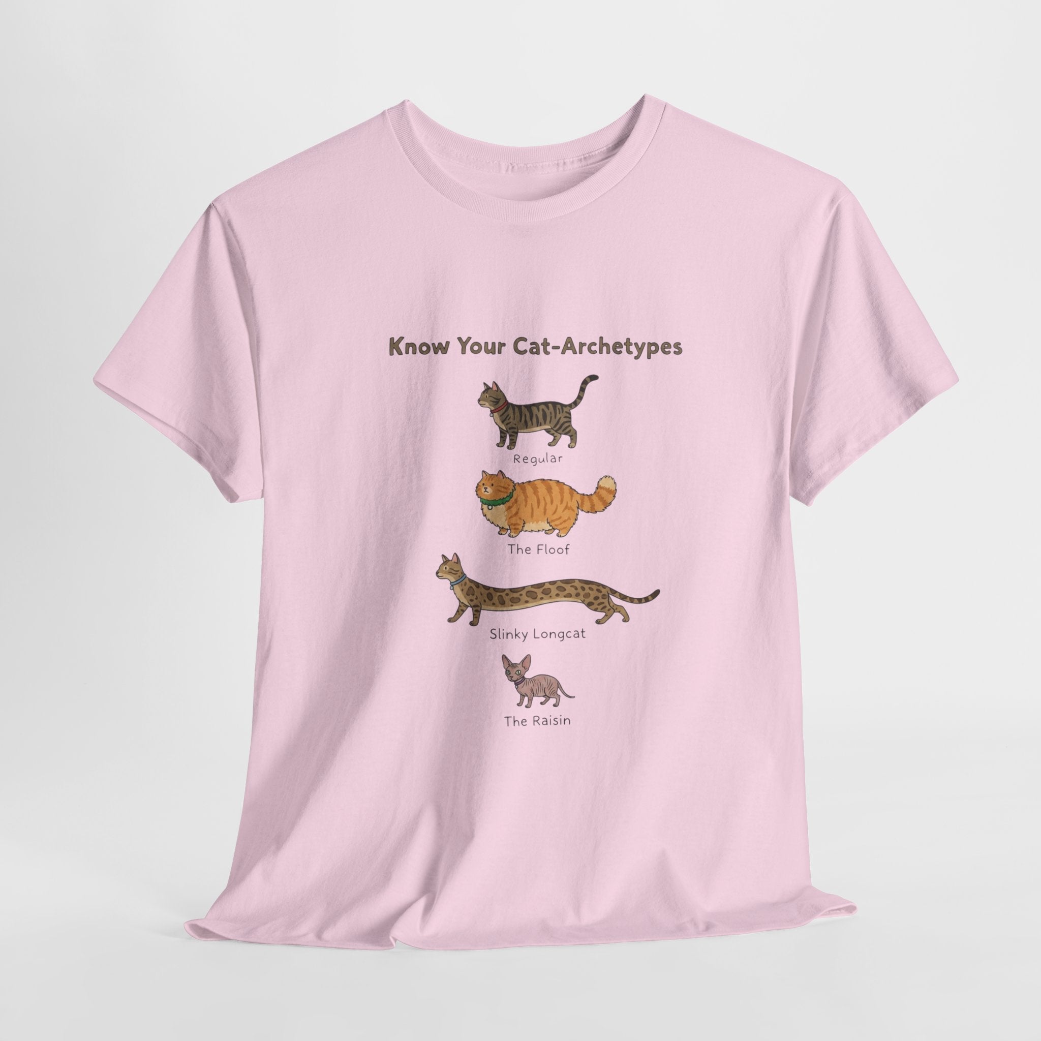 T-Shirt — "Know Your Cat" Chart Tee