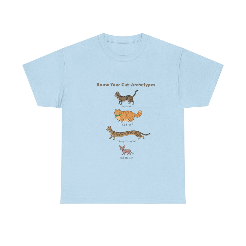 T-Shirt — "Know Your Cat" Chart Tee