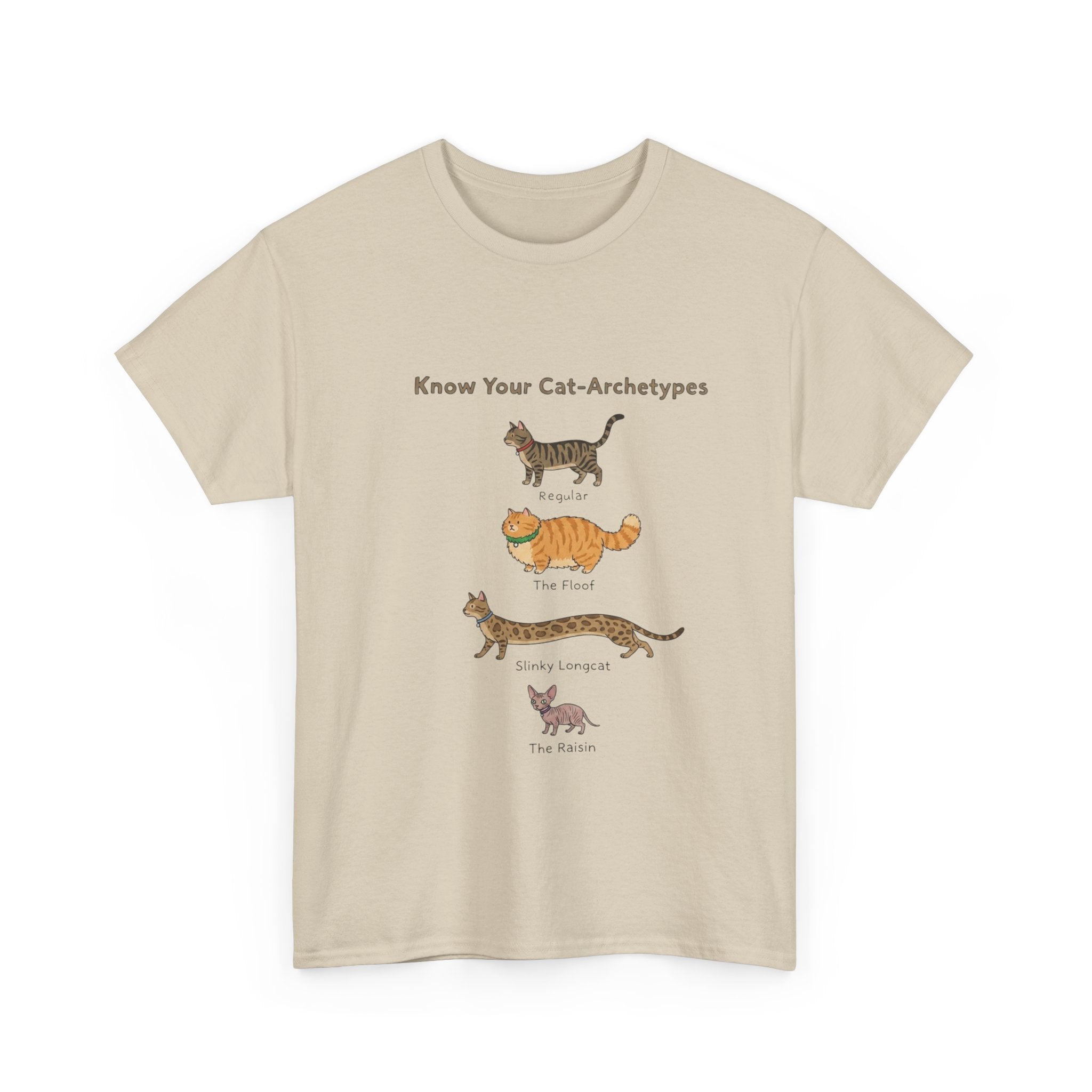 T-Shirt — "Know Your Cat" Chart Tee