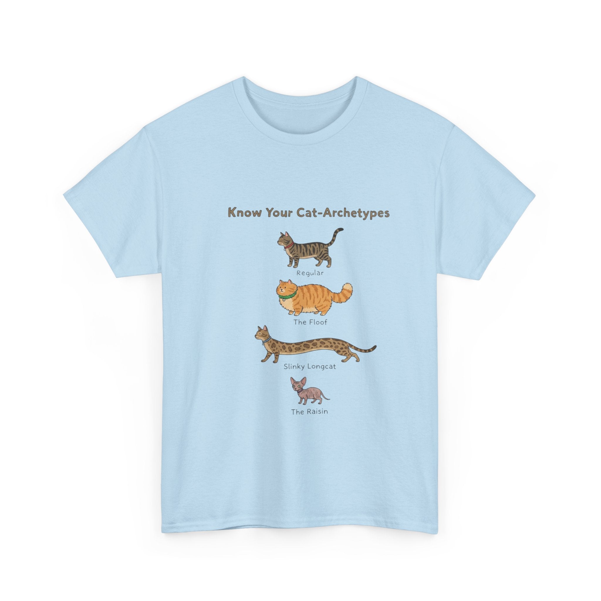 T-Shirt — "Know Your Cat" Chart Tee
