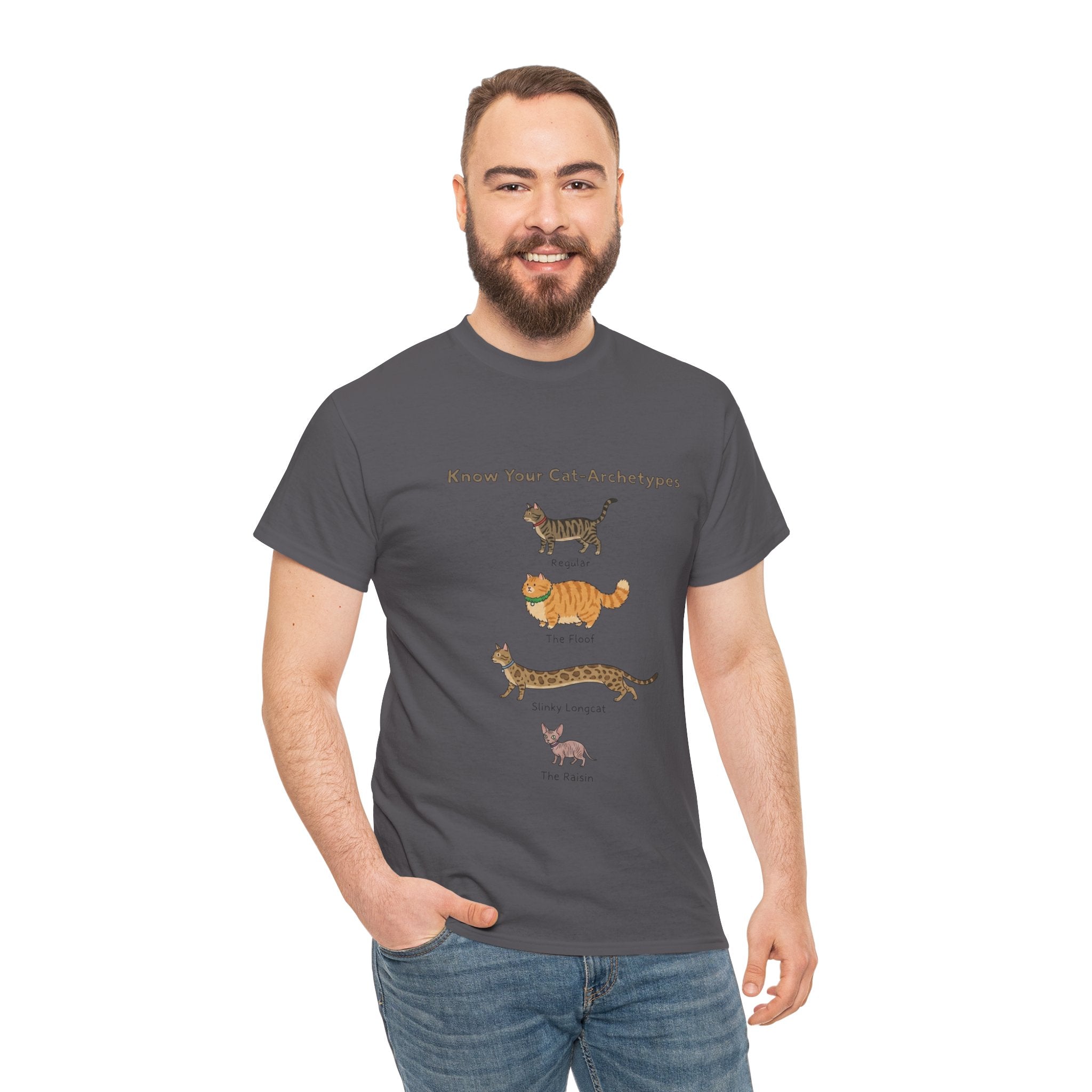 T-Shirt — "Know Your Cat" Chart Tee