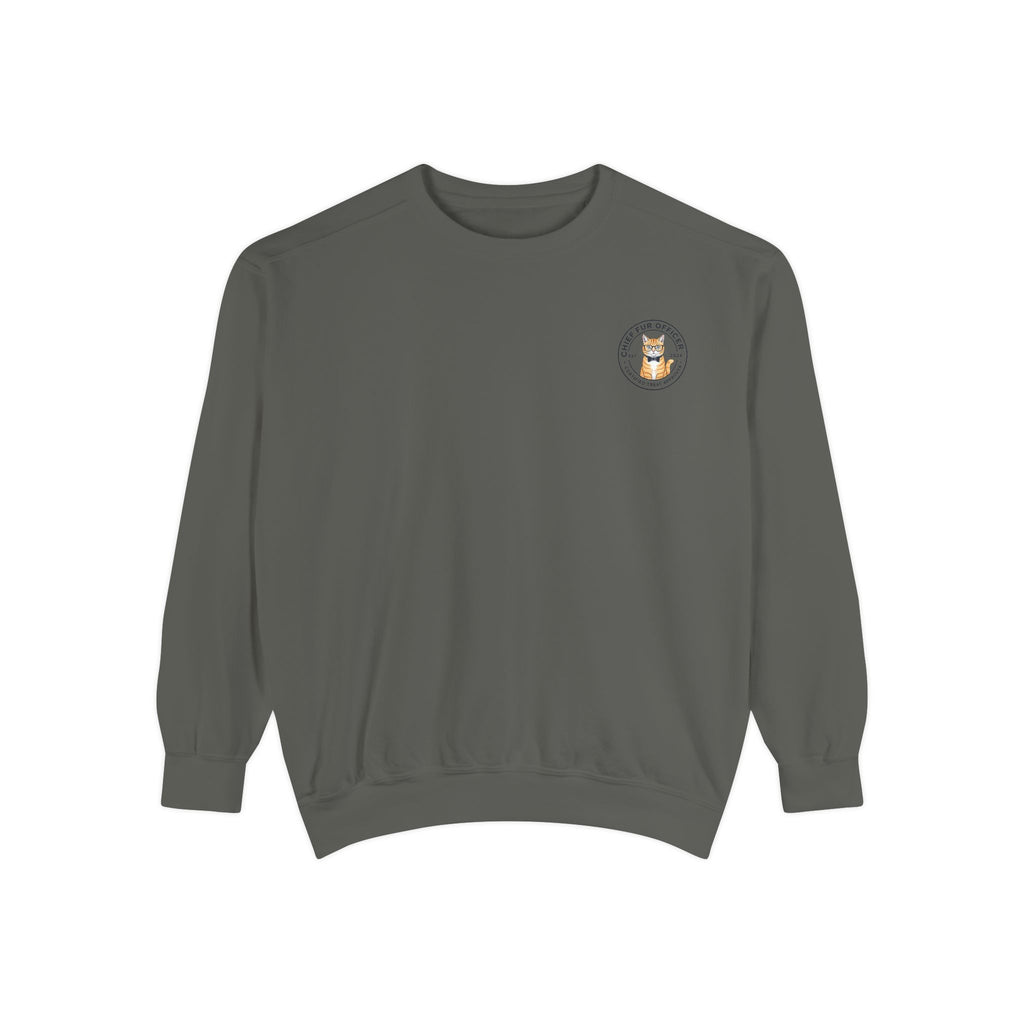 Stay Pawsitive Cat Crewneck Sweatshirt — Cute Cat Graphic ‘Stay Pawsitive’ Pullover